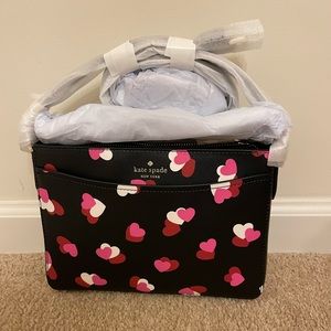 Kate Spade cross body flutter hearts